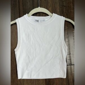 Zara cropped tank top